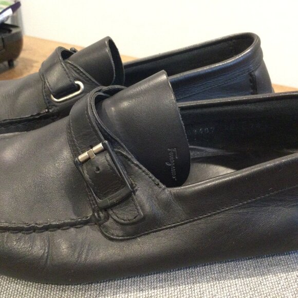 Salvatore Ferragamo Men\'s Black Loafers Sz 7.5 main image 10